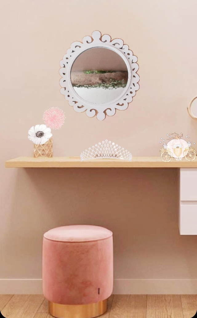 Miroir princesse 