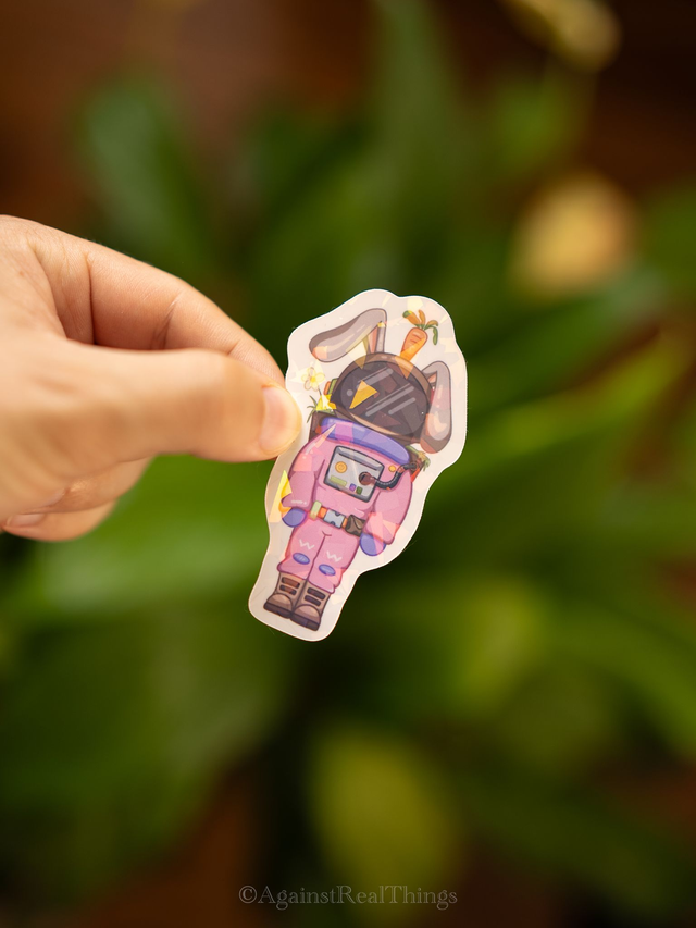 Sticker Lapinstronaut