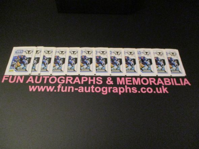 Star Wars The Clone Wars (2008 Merlin) Original Single Sticker Packet