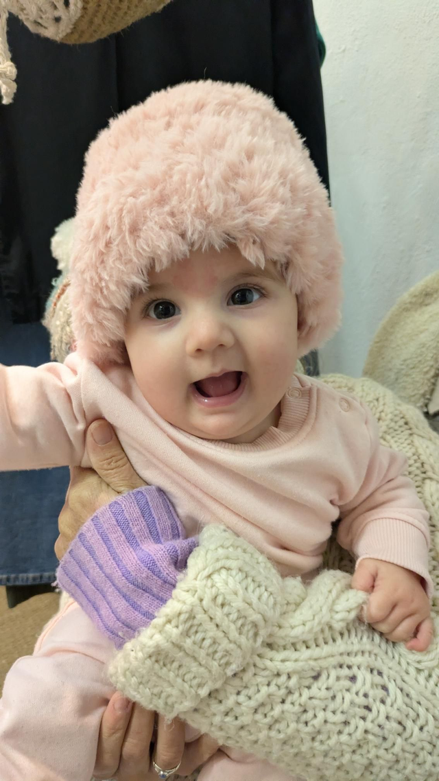 Bonnet bébé ourson