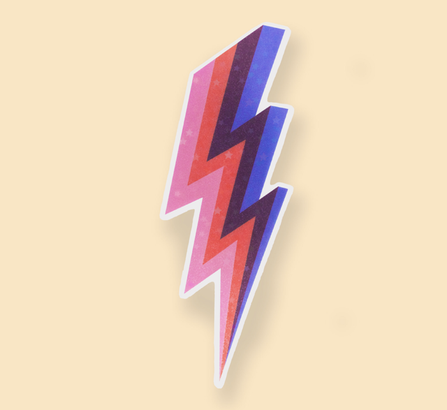 Sticker Flashy Thunderstroke | Wowgoods