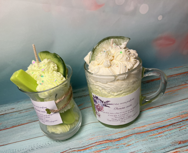 Bougie exquise pomme verte