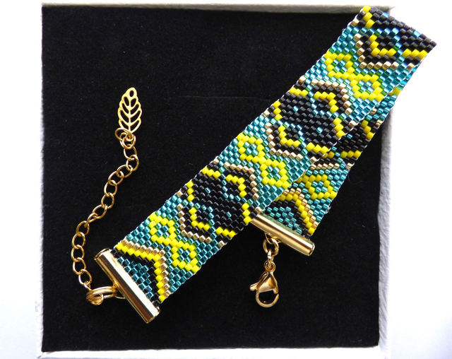 Bracelet L'Amazone - bleu