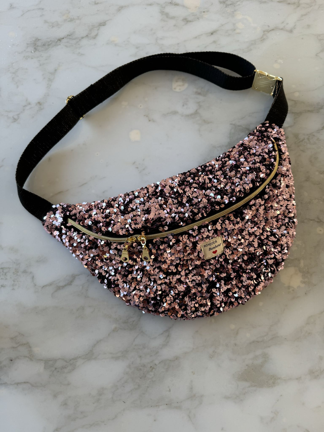 Sac banane femme L sequins ⭐️ SUR-MESURE
