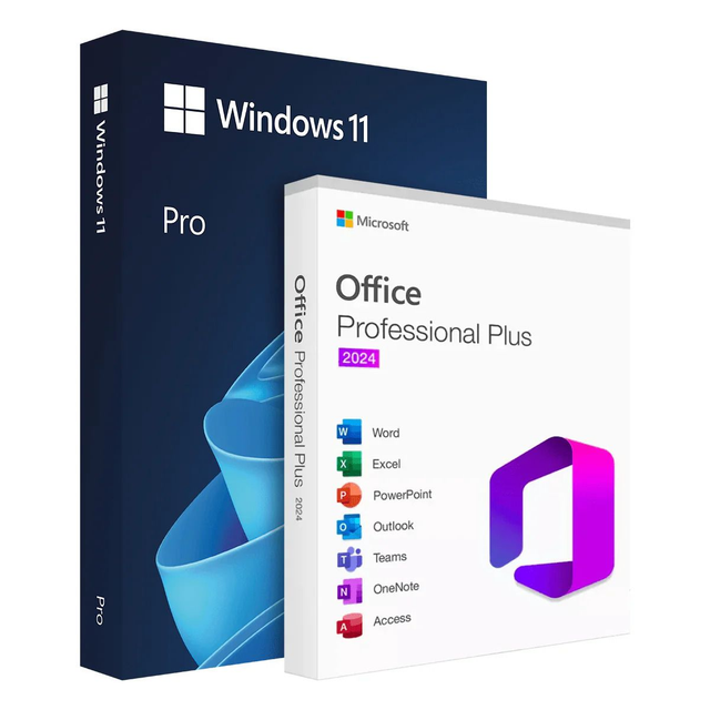Pack Windows 11 Pro + Office 2024 Professionnel Plus