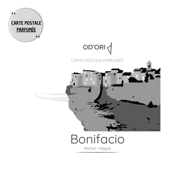 Carte postale PARFUMÉE - Bonifacio