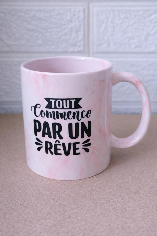 Mug “Tout commence par un rêve