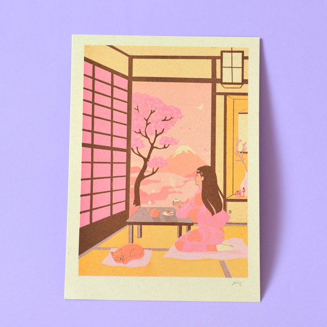 A5 le printemps au Japon *imprimée au Japon*