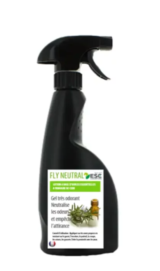 FLY NEUTRAL SPRAY – Lotion insectes cheval – À base d’huiles essentielles