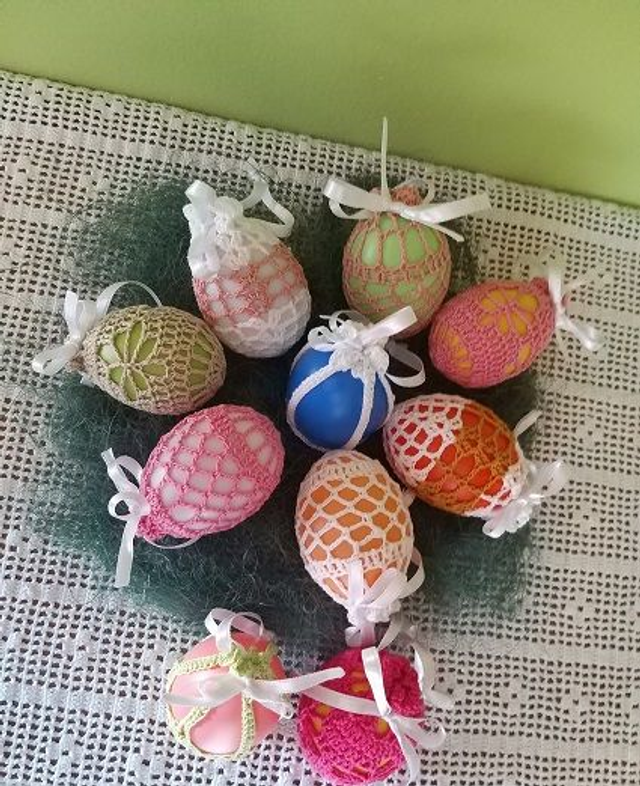 Húsvéti horgolt tojások