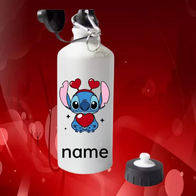 Cute Stitch Water Bottle 