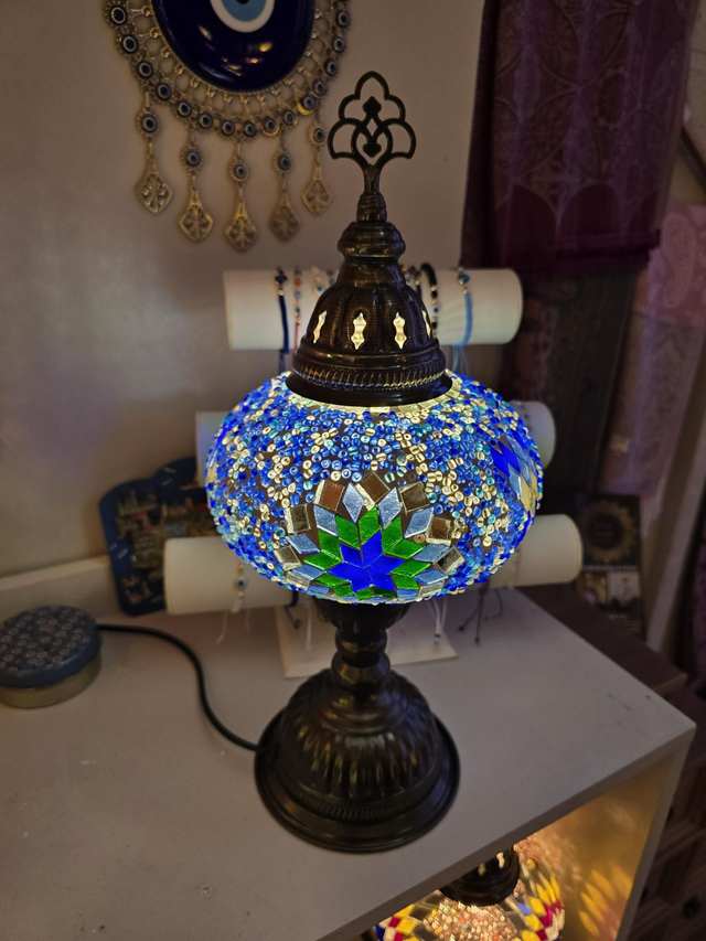 Large Mosaic Table Lamp