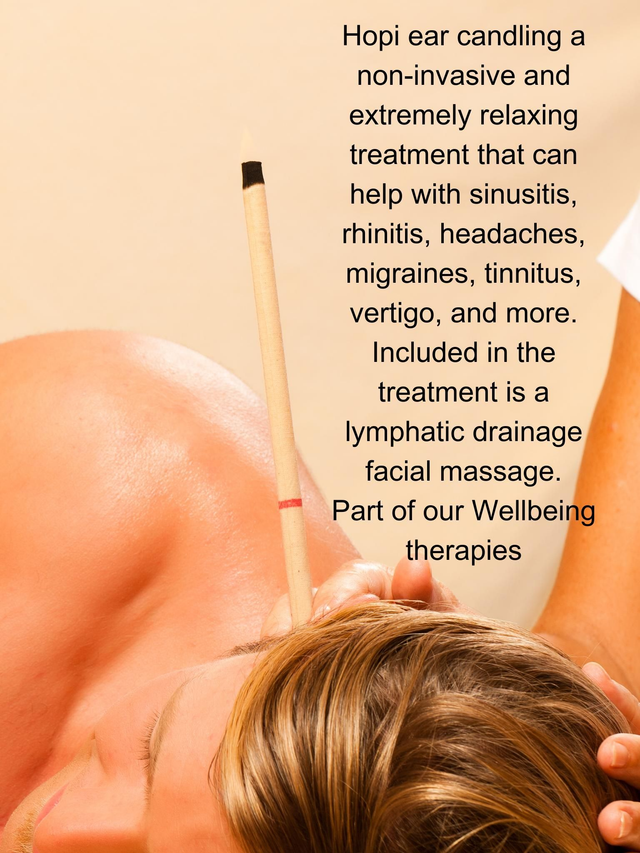 Hopi ear candling therapy