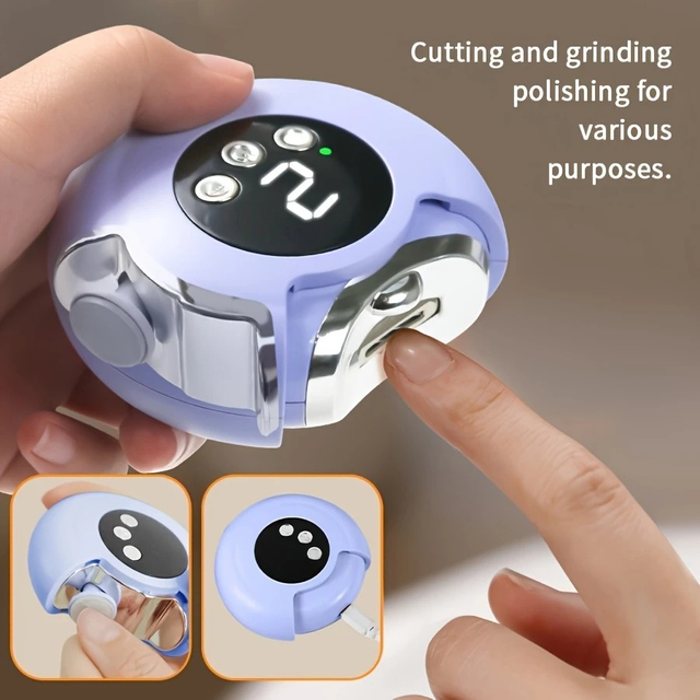 2-in-1 Electric Nail Clipper and Polisher