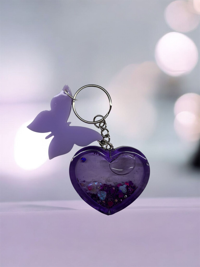 Porte clé shaker coeur