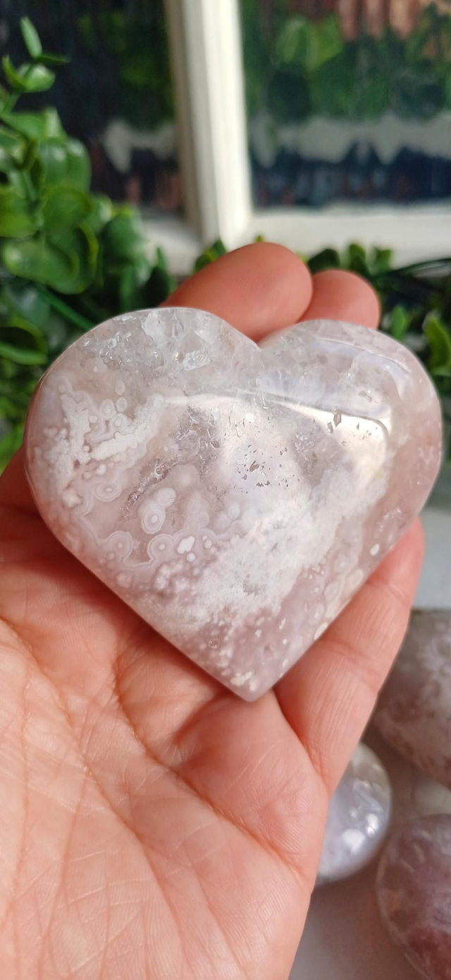 Pink Amethyst Heart no. 4