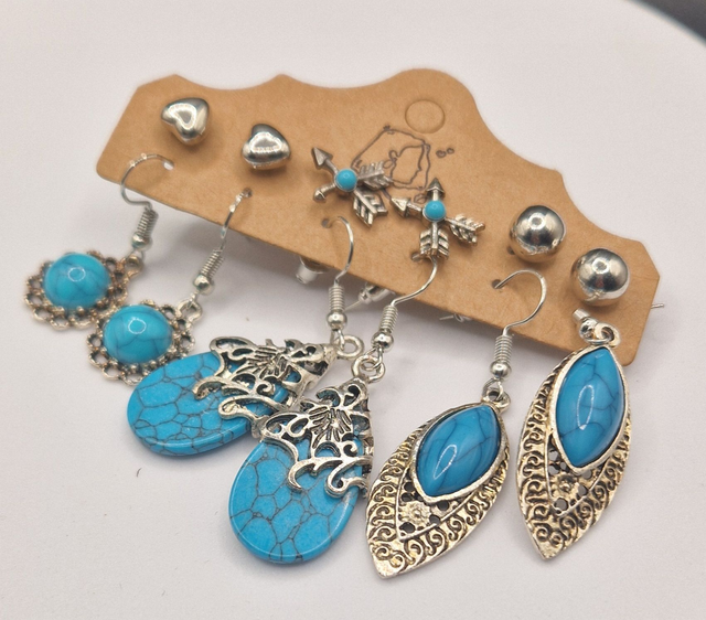Turquoise Earring Set 