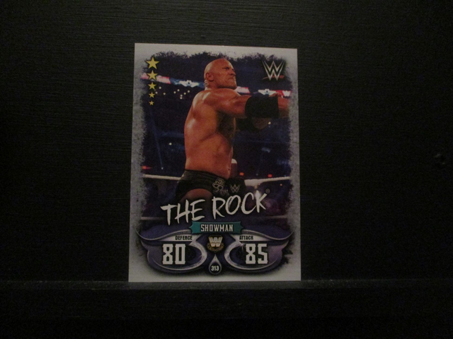 The Rock - W Legends Slam Attax Live Original Trading Card #313