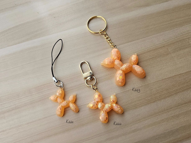 Ballonhondje Orange Glow