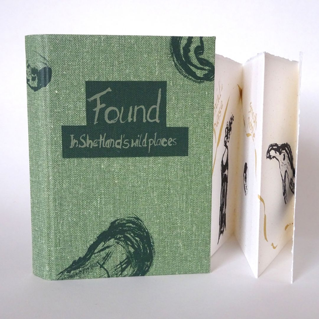 "Found" In Shetland's Wild Places - Artist book A6