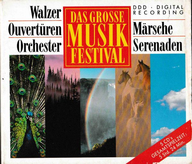 Various ‎– Das Grosse Musik Festival 5x Audio CDs