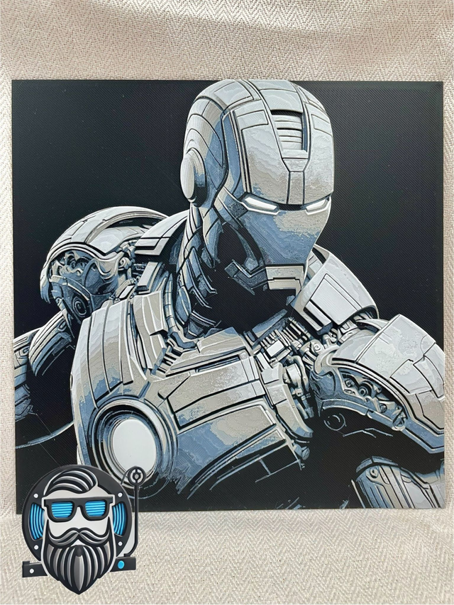 Iron Man version relief