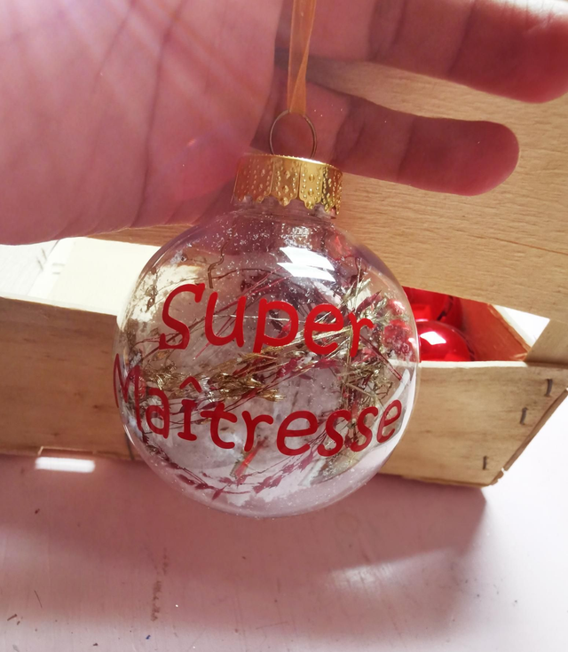 Boule &quot;super maîtresse&quot; 