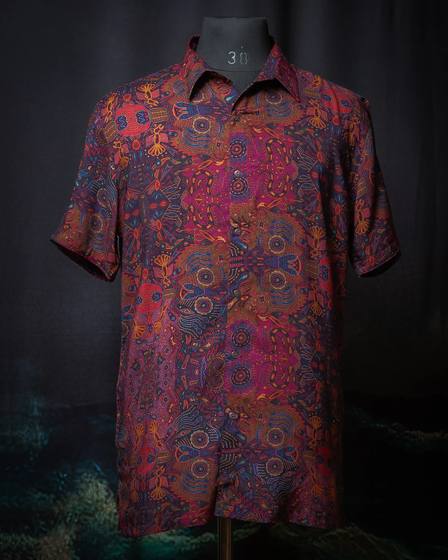 33058 SHIRT MEN HALF SLEEVES / BAMBOO - NEIRIKA