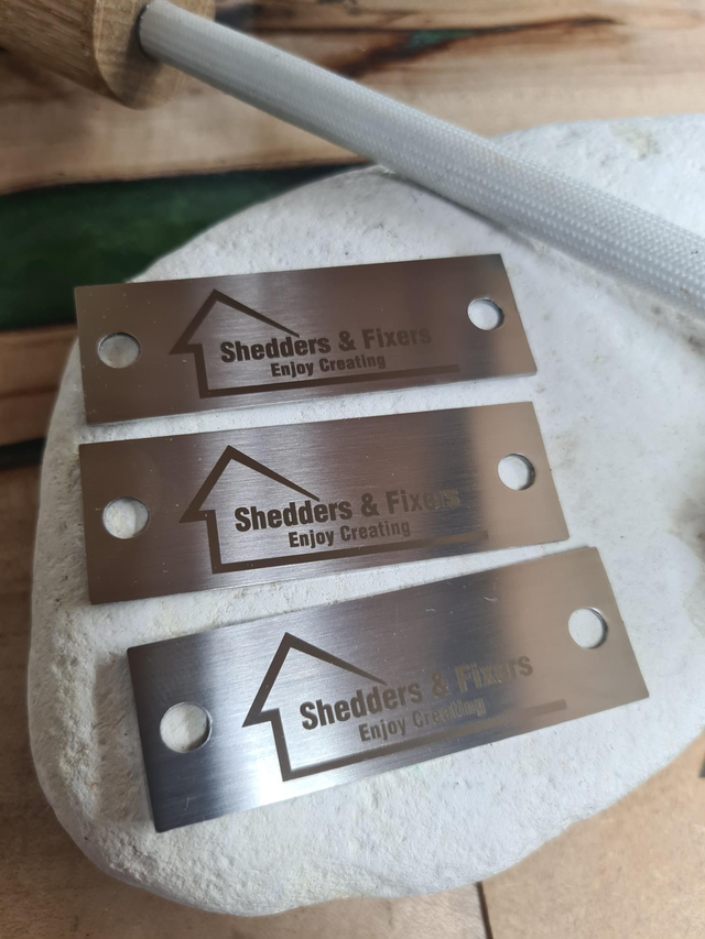 60x20mm Stainless Steel Logo Plate