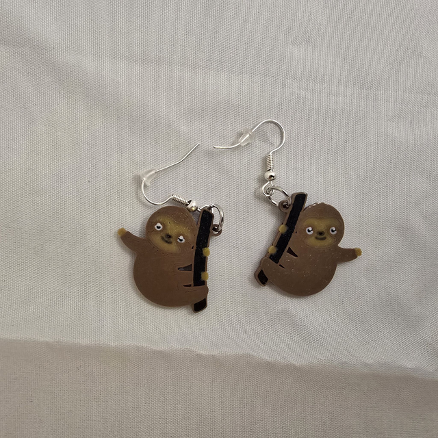 Boucles d'oreilles Paresseux 