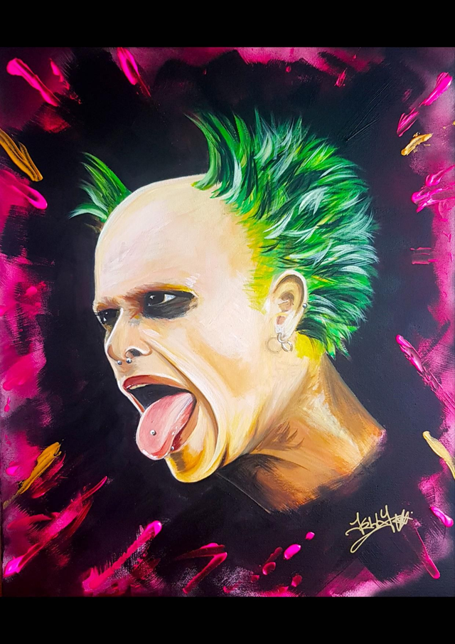 A3 Keith Flint Firestarter Print