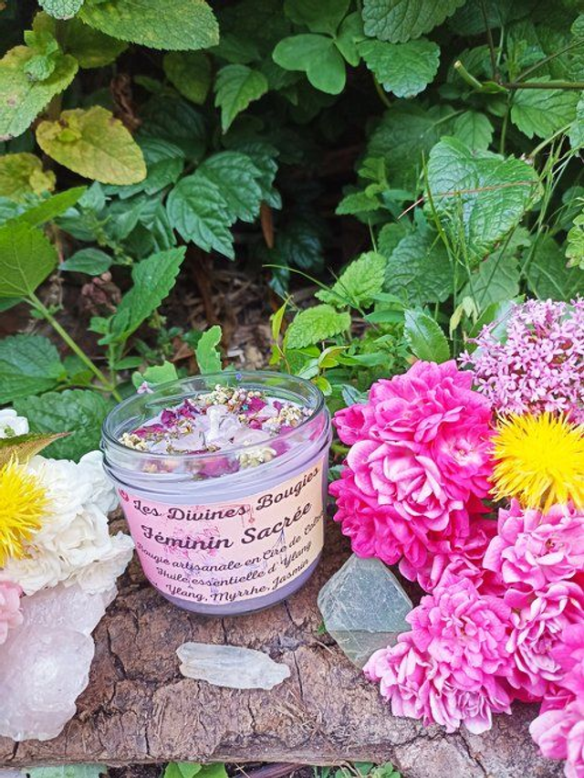 Bougie énergétique Féminin Sacrée