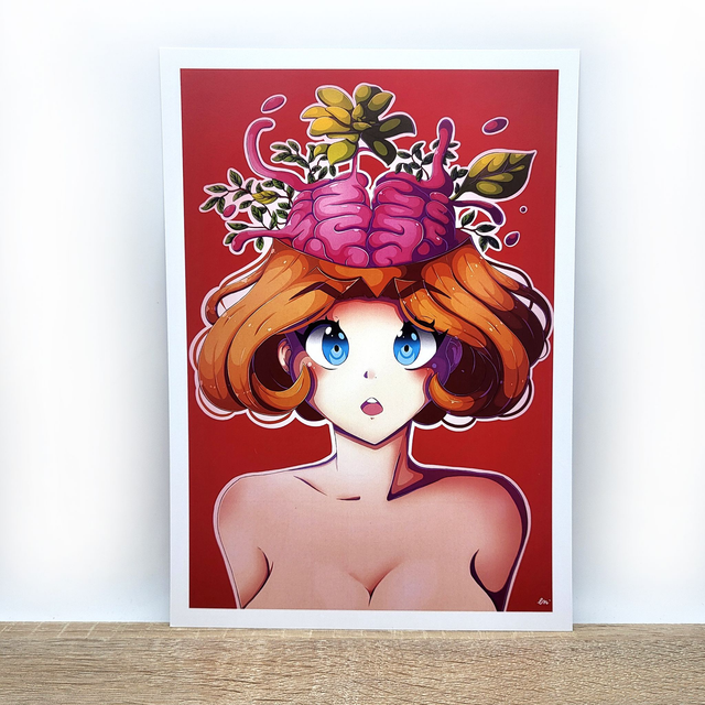 Illustration jardin imaginaire A4