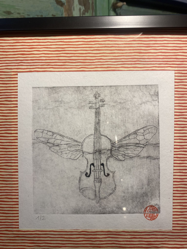 Violon volant — Tirage 1/12