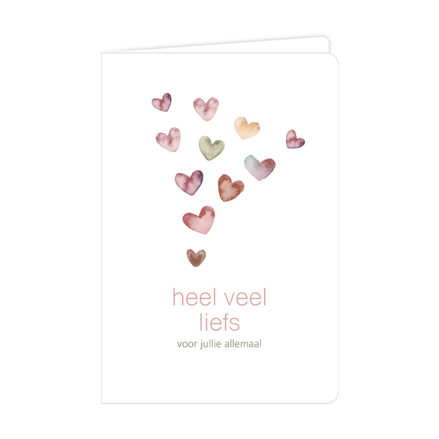 Kaart Water Heel veel liefs