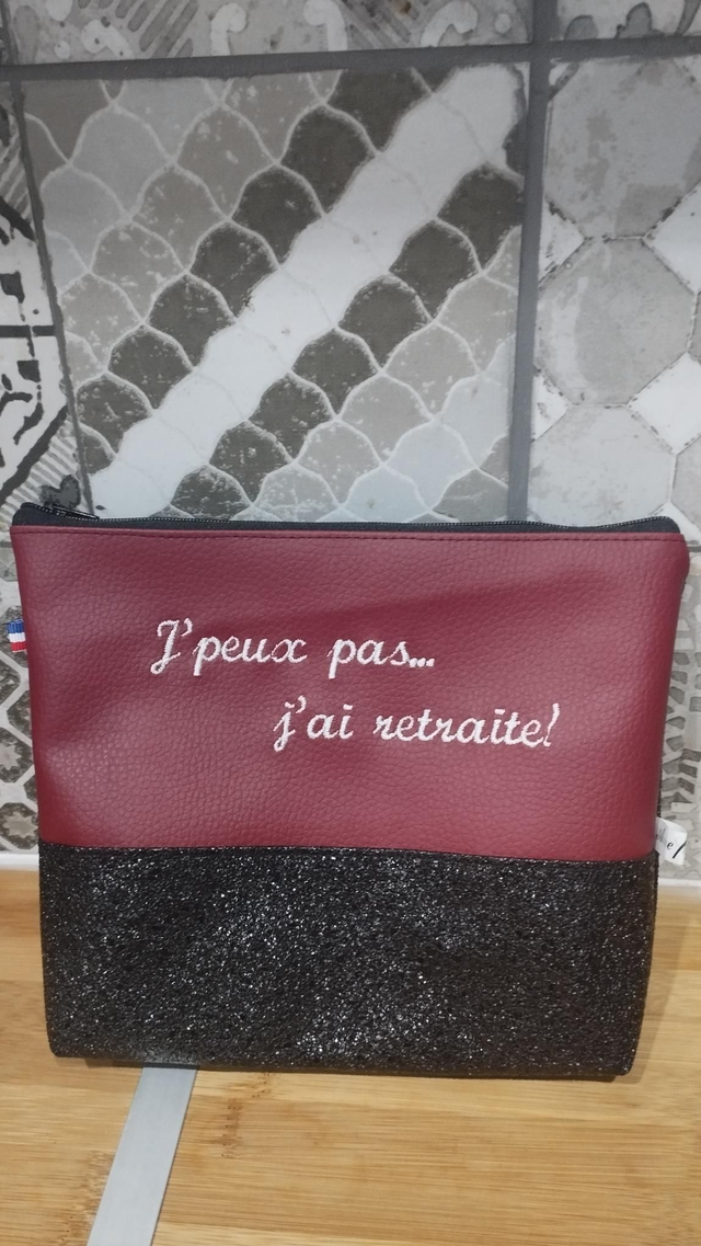 Trousse personnalisée #retraite