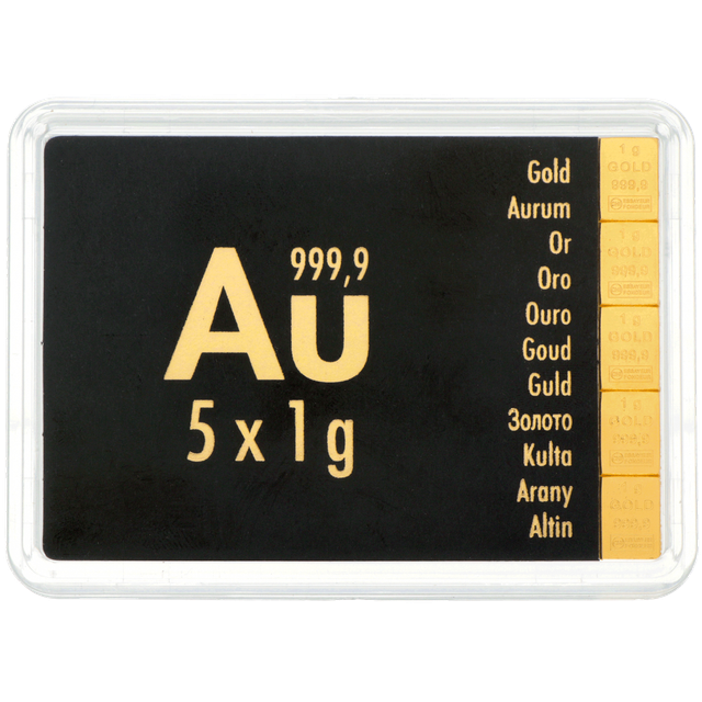 Goud 5 gram 99,99%