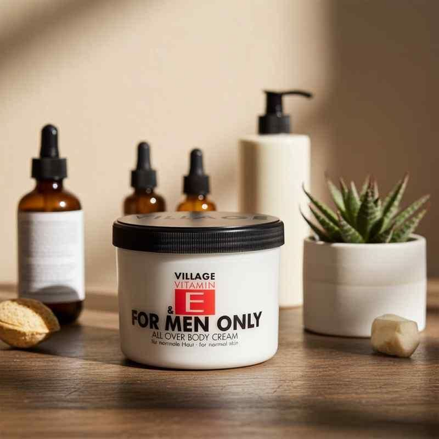 Village Vitamin E for Men Only All Over Body Cream – 500ML