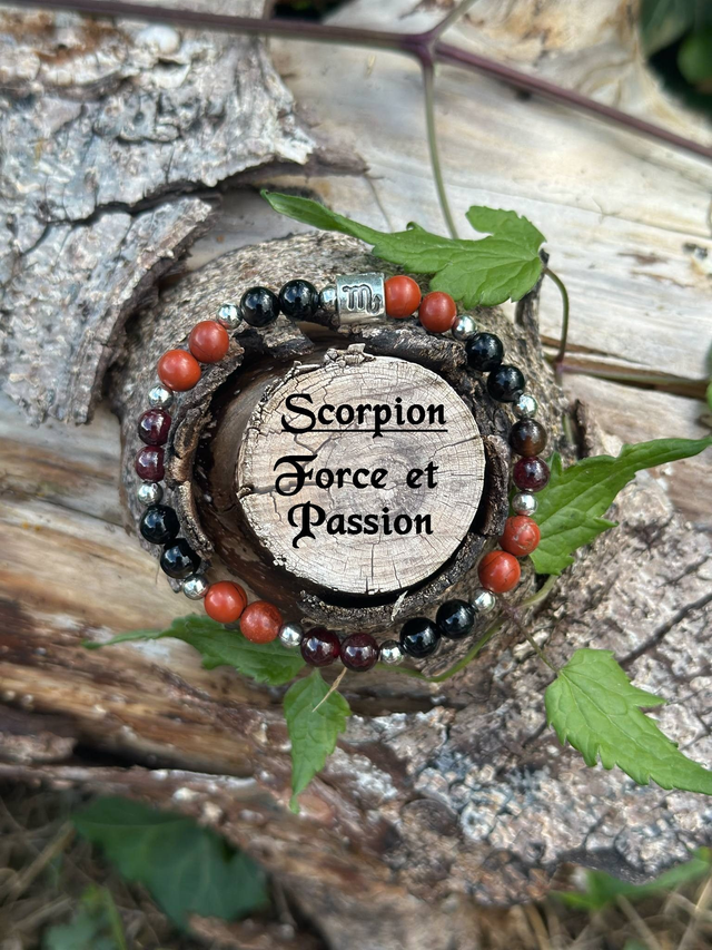 *Bracelet Astro* Scorpion – « Force et Passion »