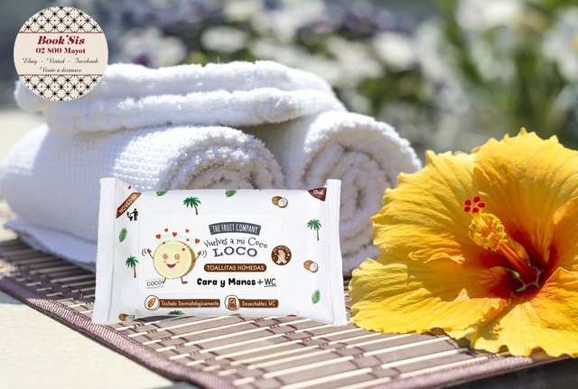 The Fruit Company " Lingettes multi-usage Noix de coco "