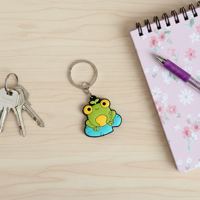 Porte clés grenouille