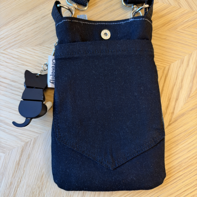Tux cat phone pouch