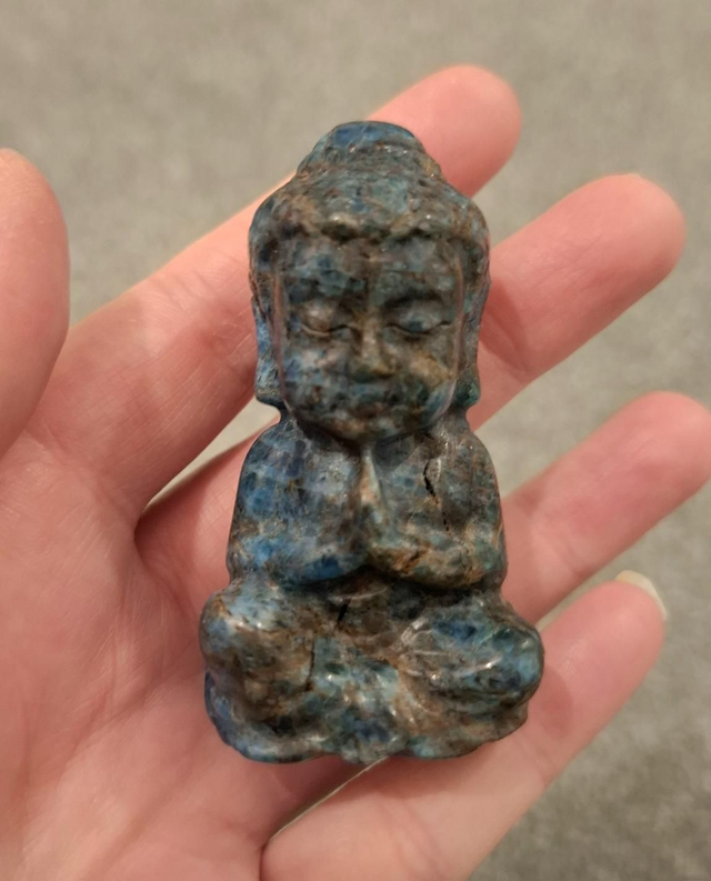 Apatite Crystal Buddha small
