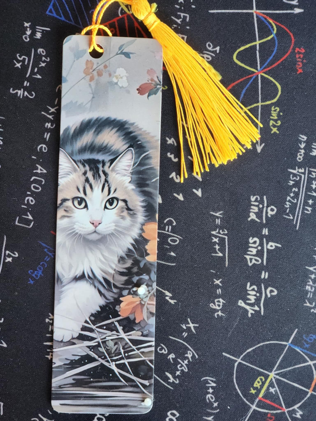 Marque-page  16 &quot;chat autum &quot;