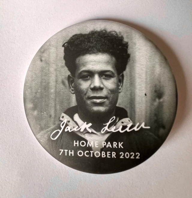 Commemorative Jack Leslie badge