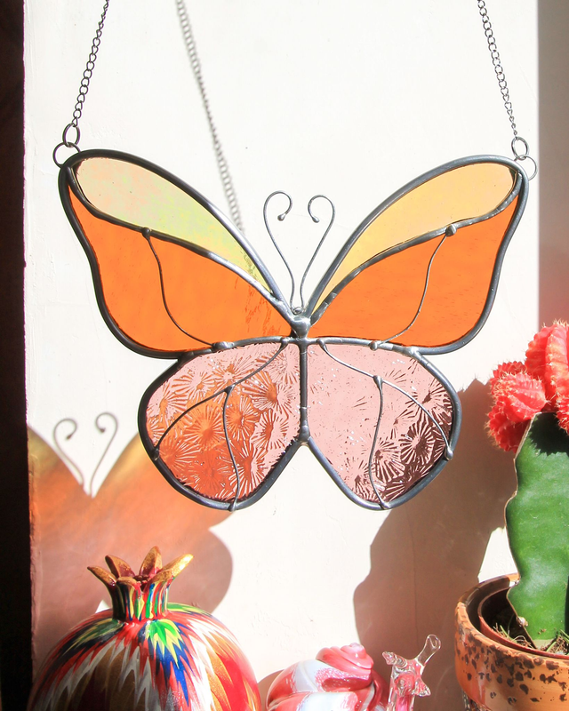 Le petit papillon du soleil couchant 