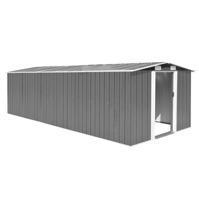Galvanised Steel Shed - 20ft (257x580x181cm)