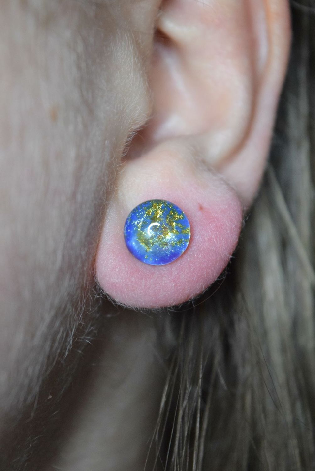 PUCES VOIE LACTÉE MONTURE INOX GRIS (P4)