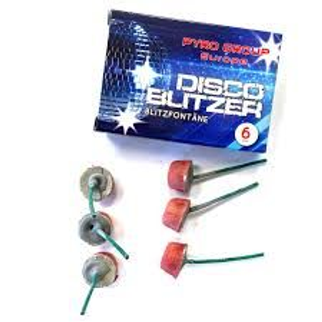 Discoblitzer - 6 Blitzfontänen - PYROTRADE