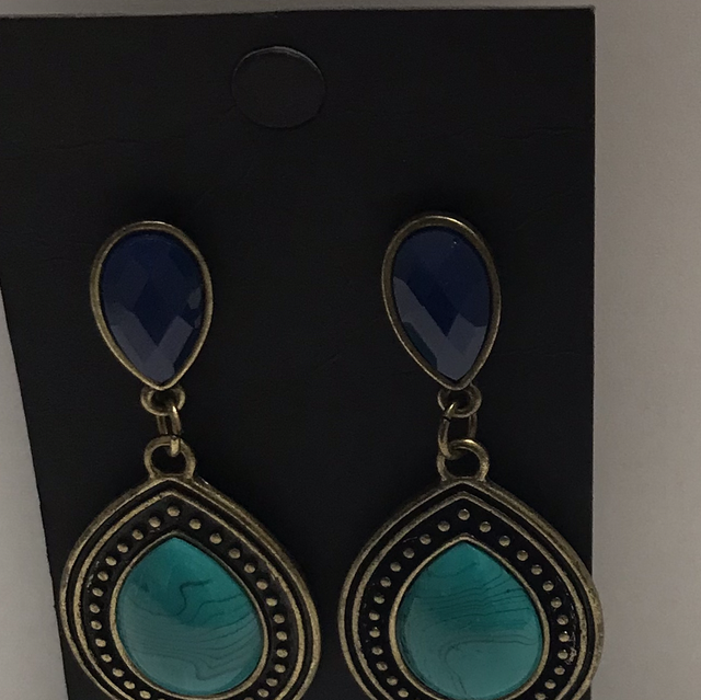 Mixed Blue Earrings- MBE5337